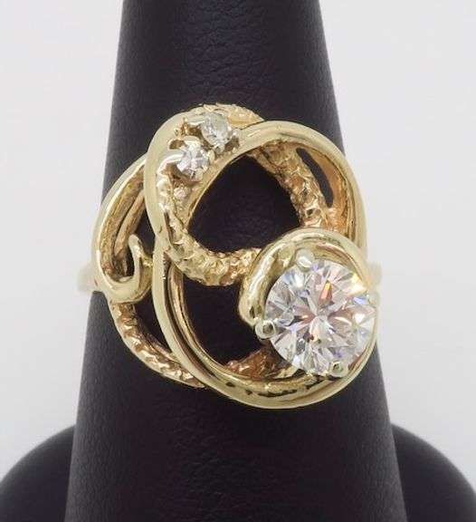Free Form Earth Mined Diamond Ring