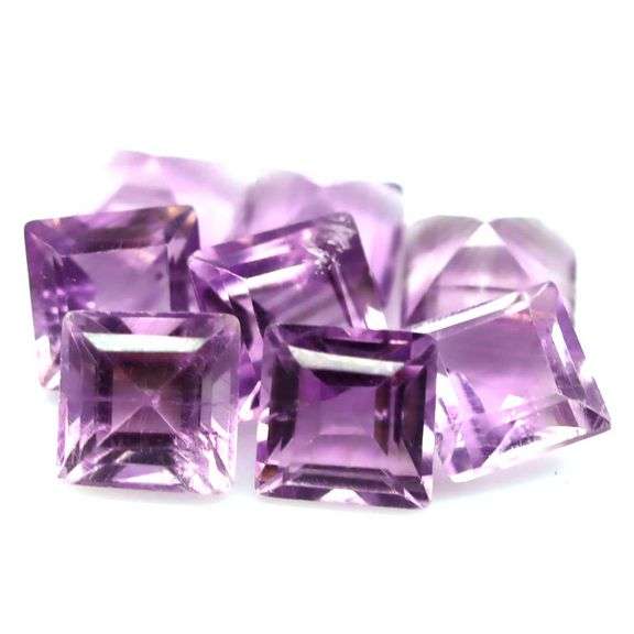 Amazing 13.60ct matched bright purple Amethyst set