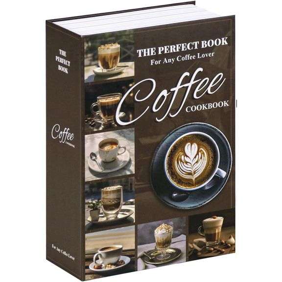 Hidden Book Safe with Combination Lock & Fireproof Bag