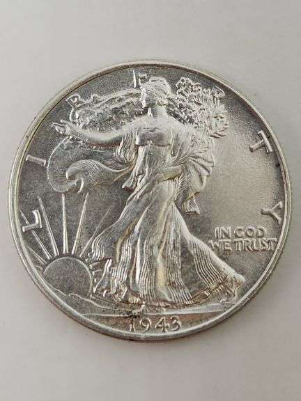 1943 Walking Liberty Half Dollar, Circulated