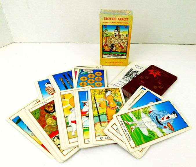 Vintage 1982 Ukiyoe Tarot Cards with Instructions
