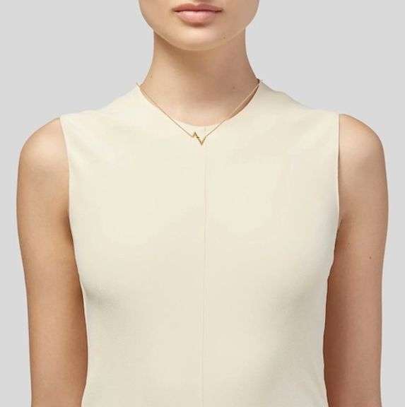 Authentic Louis Vuitton 18k Yellow Gold Volt Necklace