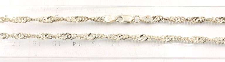 Group lot of 5 Vintage 925 sterling silver necklaces