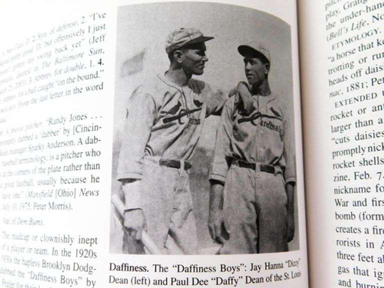 The Dickson Baseball Dictionary Large Hardback Book