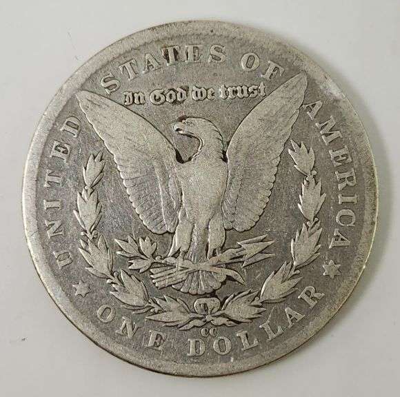 1890 CC Morgan Silver Dollar, Circulated