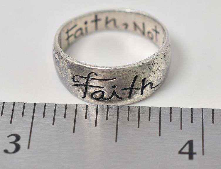 Words of Encouragement Ring in Sterling Silver