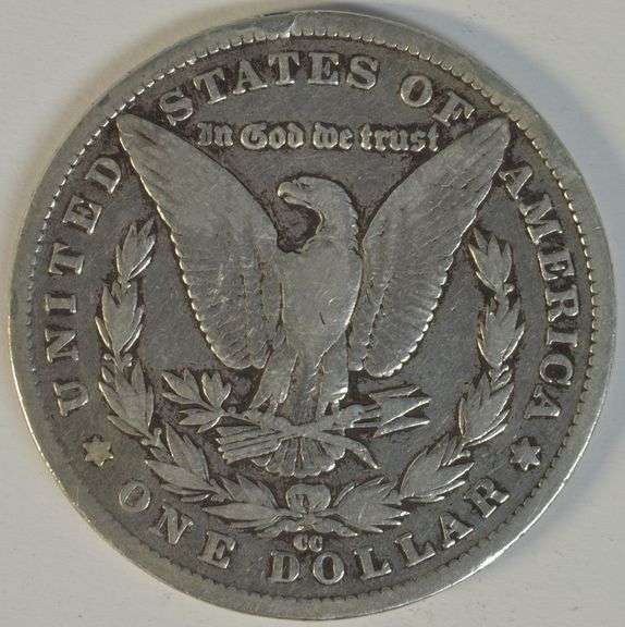Scarcer 1882-CC Morgan Silver Dollar in nice circ