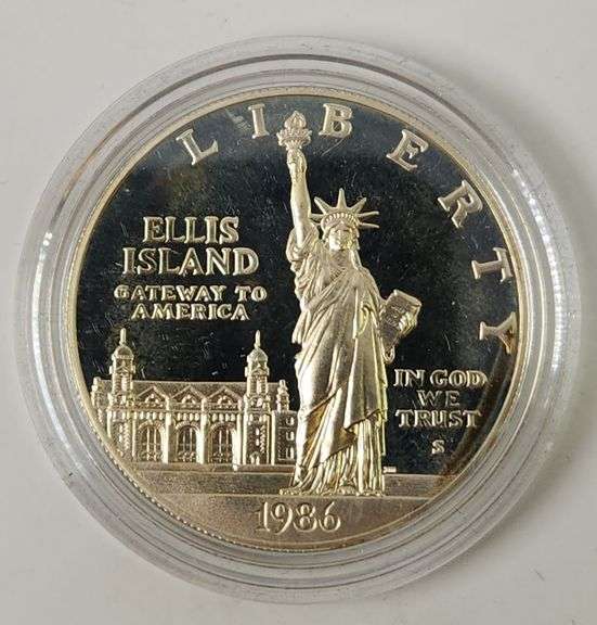 1986-S Set Statue of Liberty, 2 Coins PR
