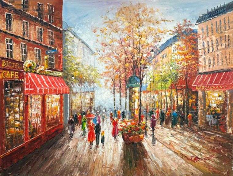 UNIQUE BEAUTIFUL PAINTING ON CANVAS