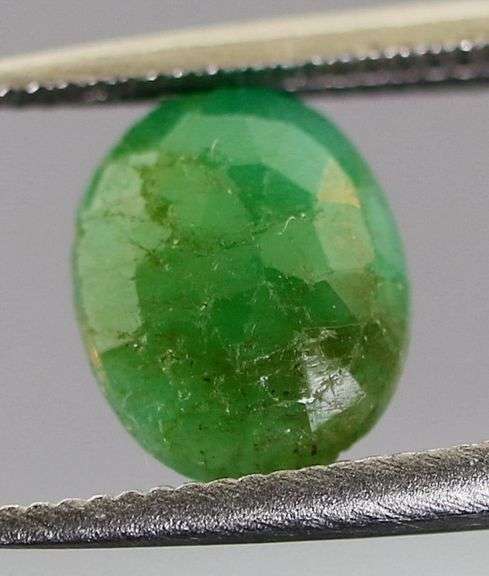 Gorgeous .81ct rich green Zambian Emerald