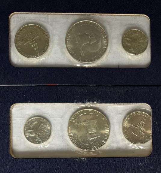 2  Red Envelope Bicentennial 3 Piece Silver Sets