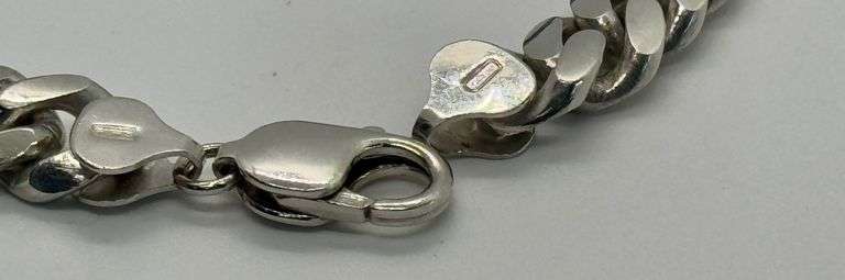 Exquisite Italian Silver Miami Cuban Link Bracelet