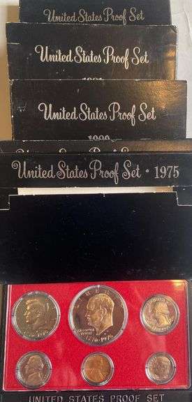 1973-9 US Black Box Proof Sets