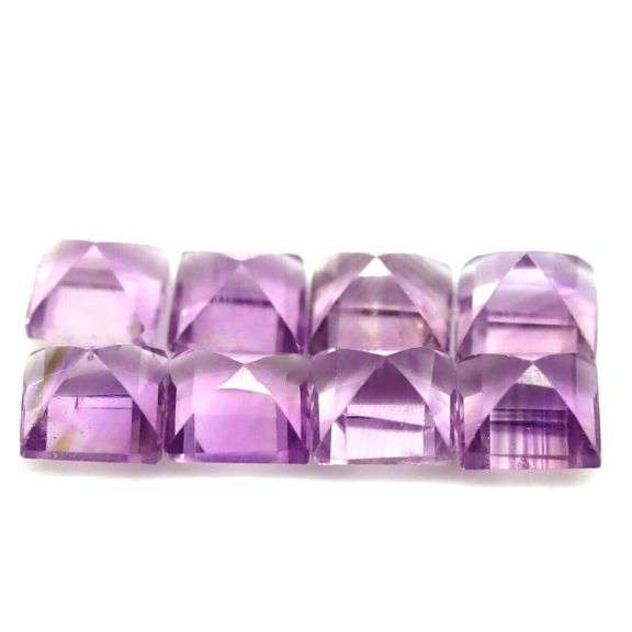 Amazing 13.60ct matched bright purple Amethyst set