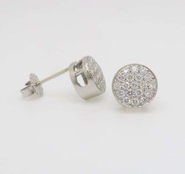 Platinum Diamond Stud Earrings