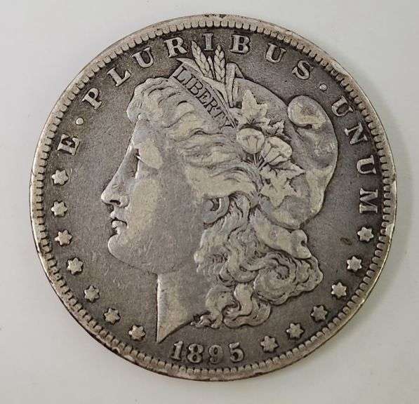 1895-O Morgan Silver Dollar, Circulated
