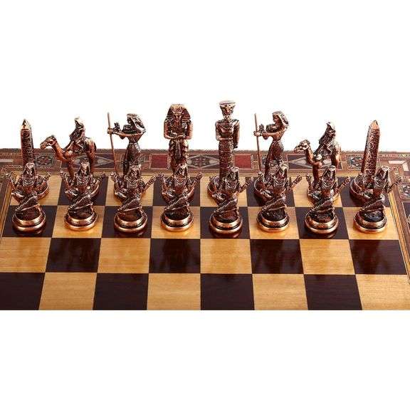 Handmade Egyptian Pharaoh Chess Set