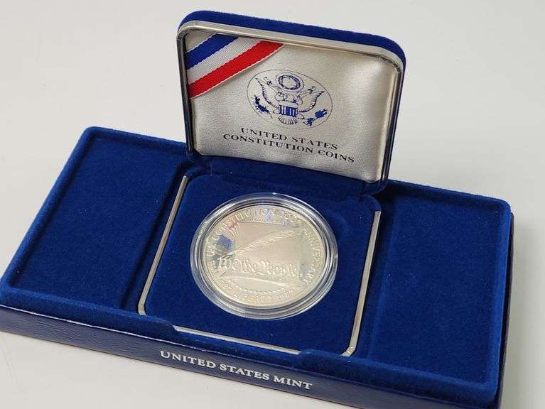 1987-S $1 Constitution Bicentennial PR DCAM