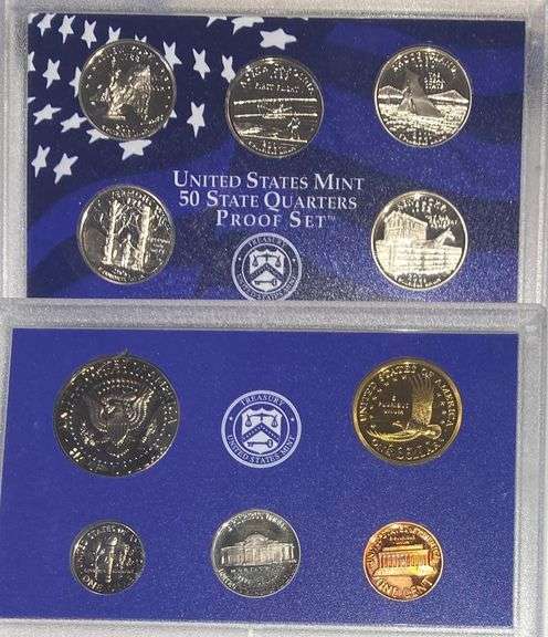 5 US Proof Set Lot 1970-2001