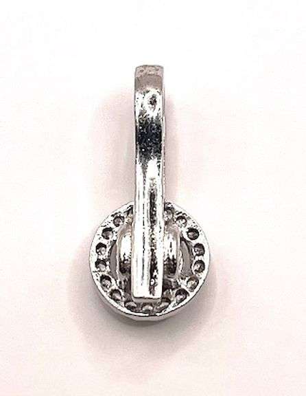 Dazzling 1.45 Ct VVs1 Ice Blue Lab Simulated Diamond Pendant