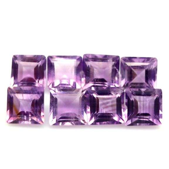 Amazing 13.60ct matched bright purple Amethyst set