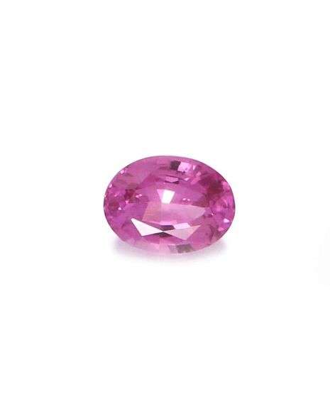 5x7MM Oval Created Pink Shapphire