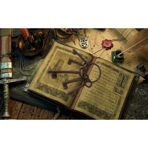 Vintage Cast Iron Skeleton Keys Set
