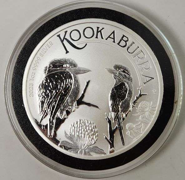 2023 $1 Kookaburra "Waratah Flower" 1 OZ Silver 9999