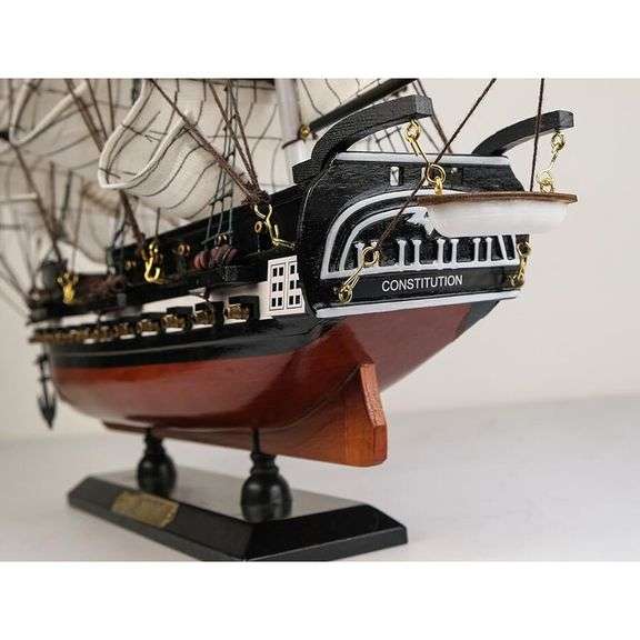 USS Constitution Wooden Model Ship