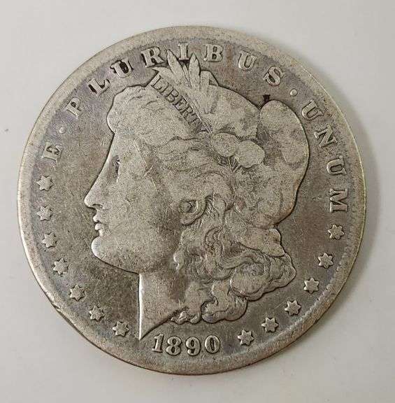 1890 CC Morgan Silver Dollar, Circulated