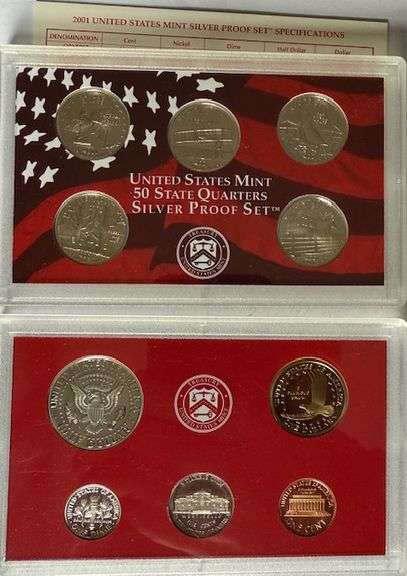 2001 US Silver Proof Set