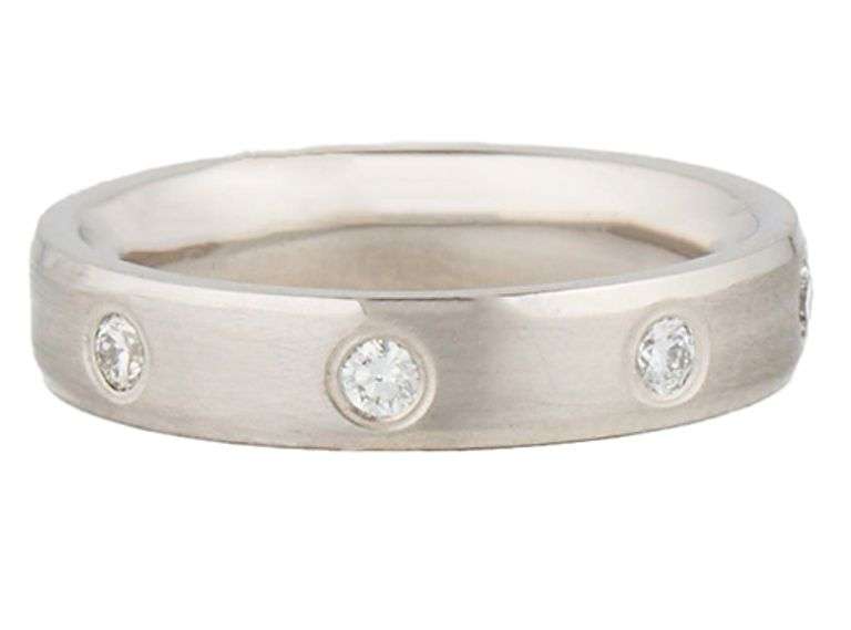 Benchmark 0.50ctw Diamond Comfort Fit Band Ring in Platinum