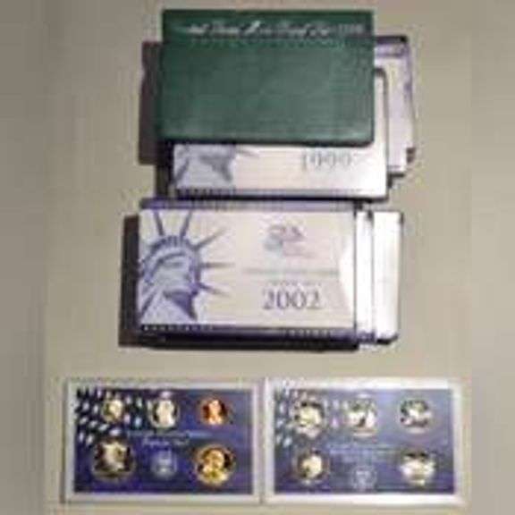 1999-2004 US Proof Set Run