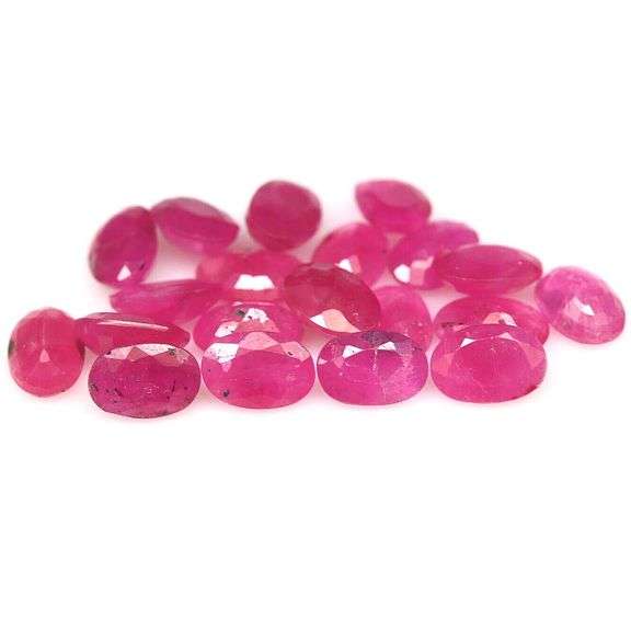 Rare heated only 10.97ct Ruby set from Madagascar
