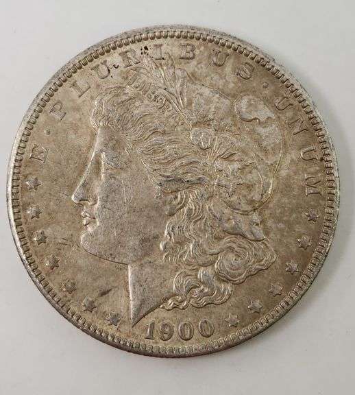 1900 Morgan Silver Dollar, AU