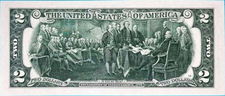 Superb Crisp 2017A $2 Note S.F. Fancy Repeater Serial Number 47364736!