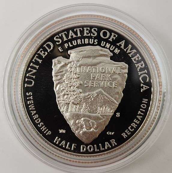 2016-S 50c National Parks Service 100th Anniversary PR DCAM