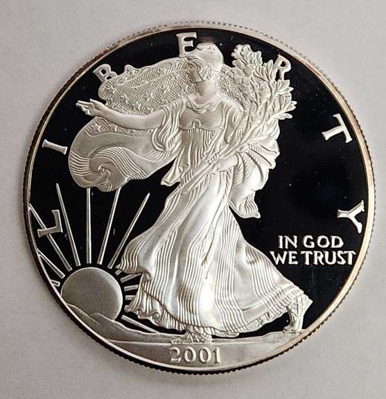 2001-W $1 Silver Eagle PR DCAM