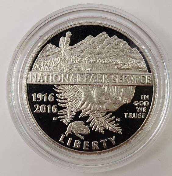 2016-S 50c National Parks Service 100th Anniversary PR DCAM