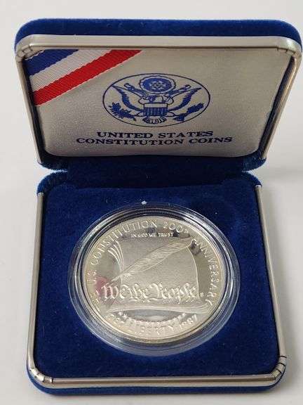 1987-S $1 Constitution Bicentennial PR DCAM