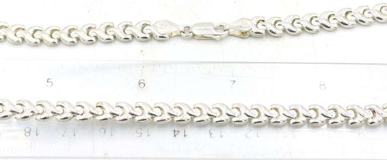Vintage 925 sterling silver lot of 5 necklaces