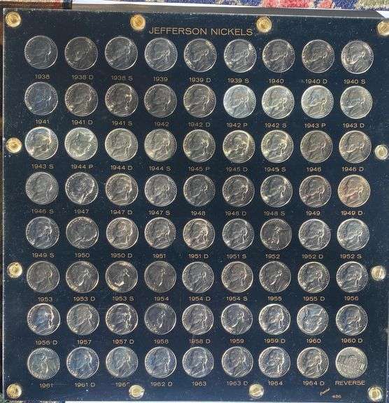 Complete Unc Set of Jefferson Nickels