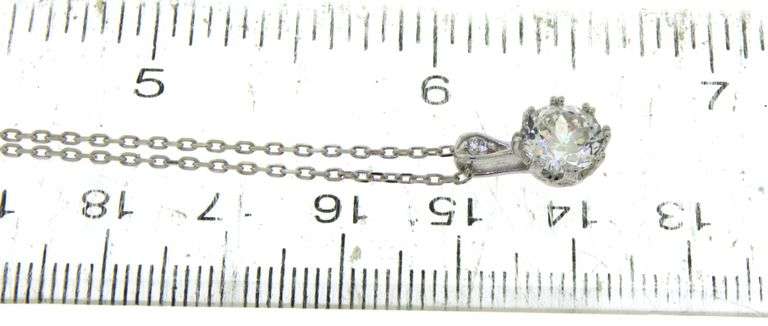 925 Sterling Silver Tacori Cubic Zirconia Necklace