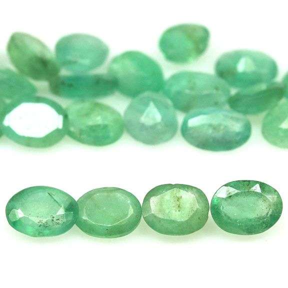 6.53ct 24 piece Zambian Emerald set
