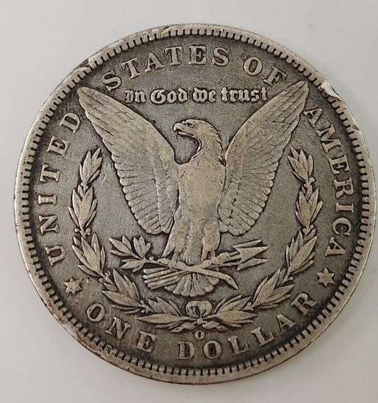 1895-O Morgan Silver Dollar, Circulated