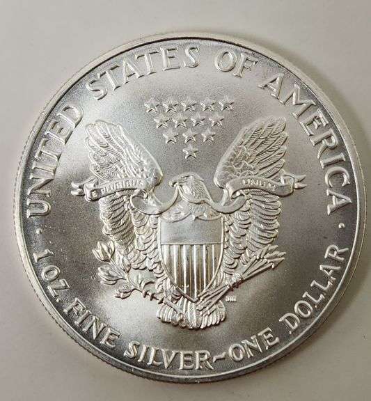 1988 & 1989 $1 American Silver Eagle, UNC