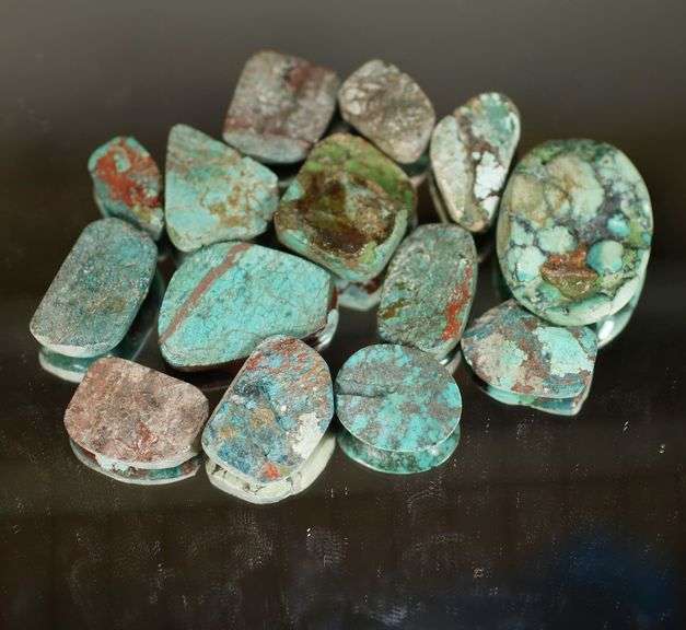 Marvelous 189ct Turquoise rough cabochon set