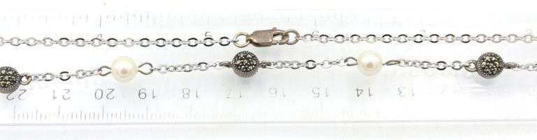 Group lot of 5 Vintage 925 sterling silver necklaces