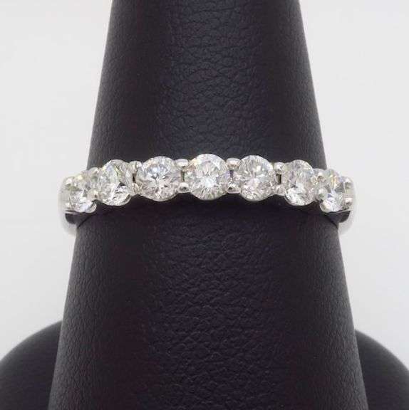 Diamond Band Made in 18k White Gold