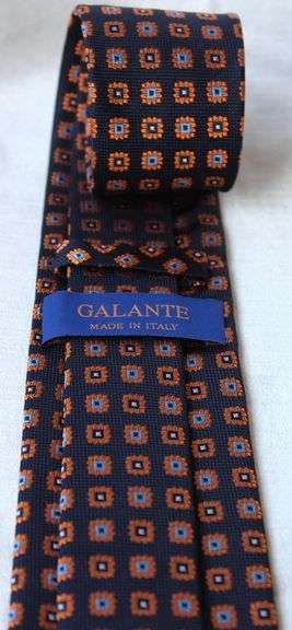 Fine Quality Italian Hand Made Silk Tie By Galante